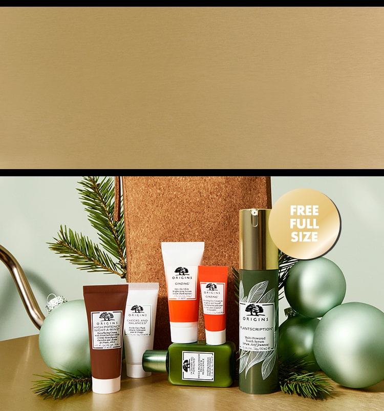 Free skincare set + Full-size