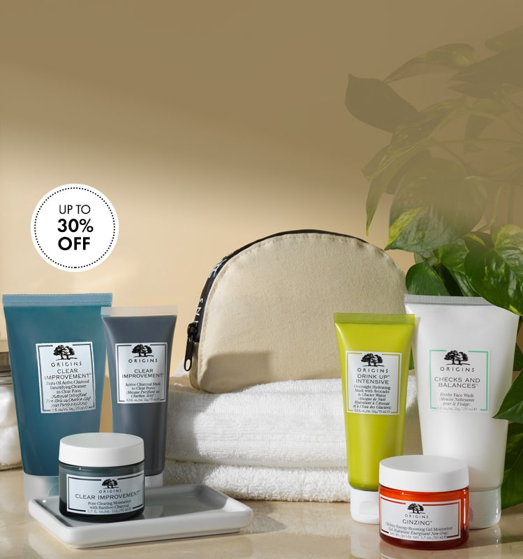 Cleanser, mask, and moisturizer kit in spa