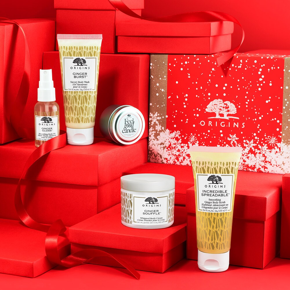 Holiday Set Warm Ginger Wonders (69 value) Origins