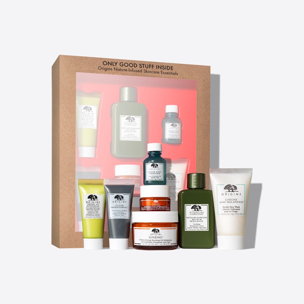 Only Good Stuff Inside Set (73 Value) Origins NatureInfused Skincare