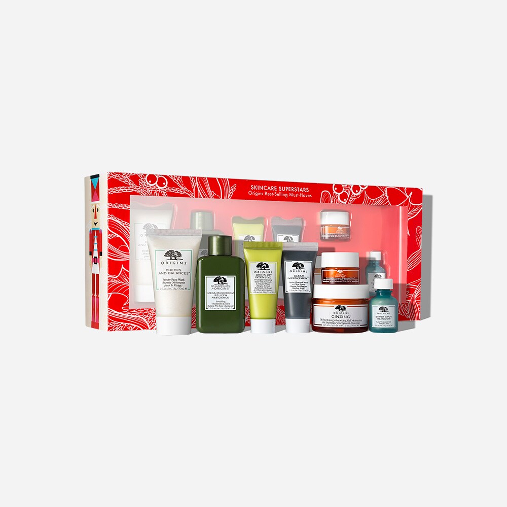 SKINCARE SUPERSTARS Origins BestSelling MustHaves Gift Set (80 Value