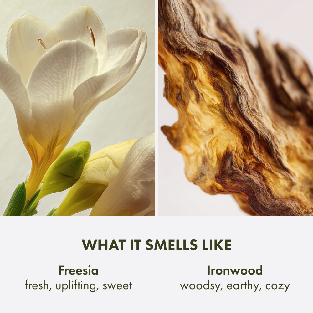 Limited Edition Ironwood & Freesia Hand-Poured Scented Candle, 12 oz.