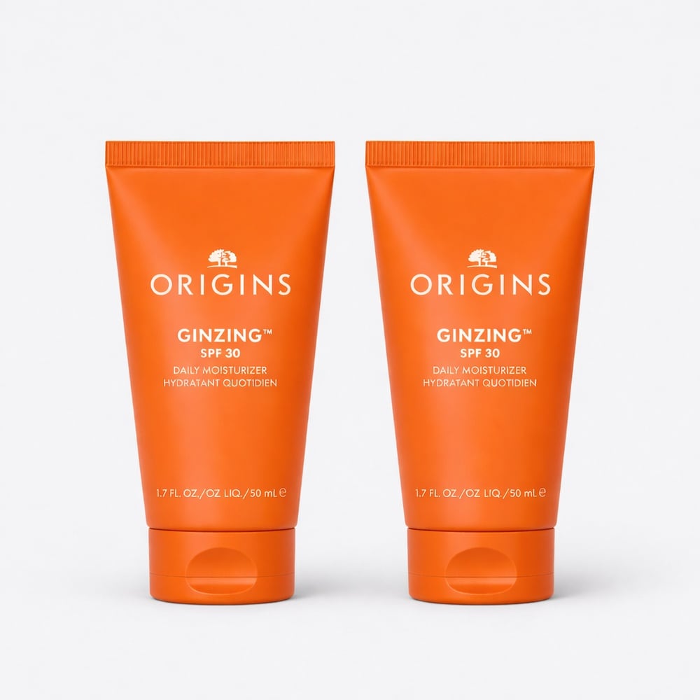 GinZing™ SPF 30 Daily Moisturizer with Hyaluronic Acid Duo, 2 Full Sizes