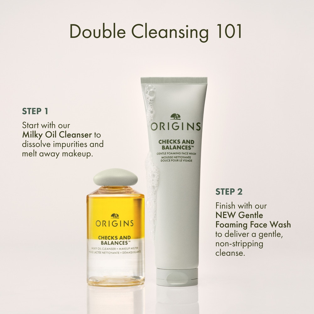 Checks and Balances™ Gentle Foaming Face Wash Home & Away Duo, Full Size + Deluxe Sample